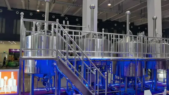 Equipamento para fabricação de cerveja artesanal 200L 300L 500L 1500L 2000L 2500L Equipamento comercial para fabricação de cerveja Máquina de produção de etanol Equipamento industrial para fabricação de cerveja